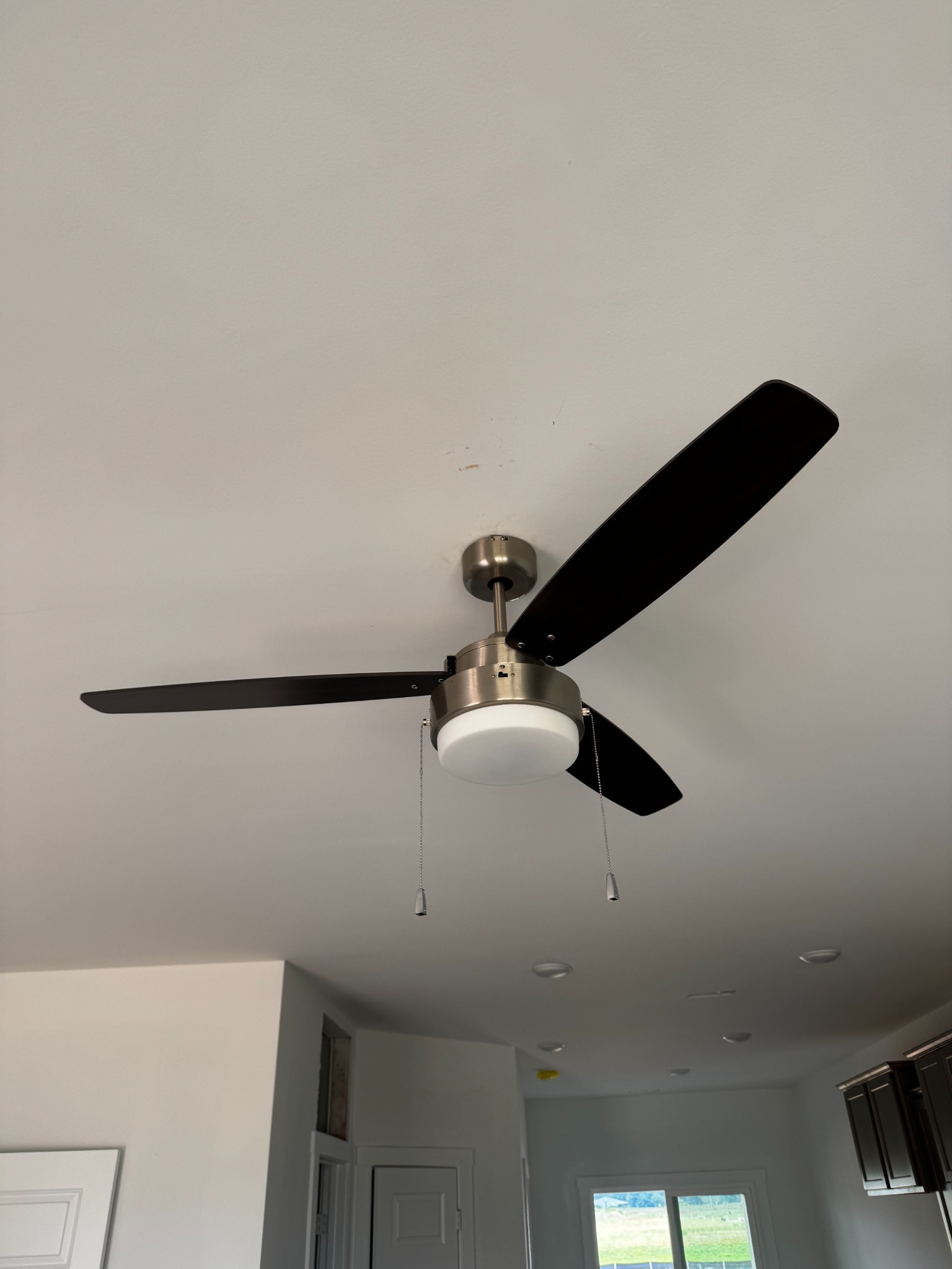 Ceiling fan installation