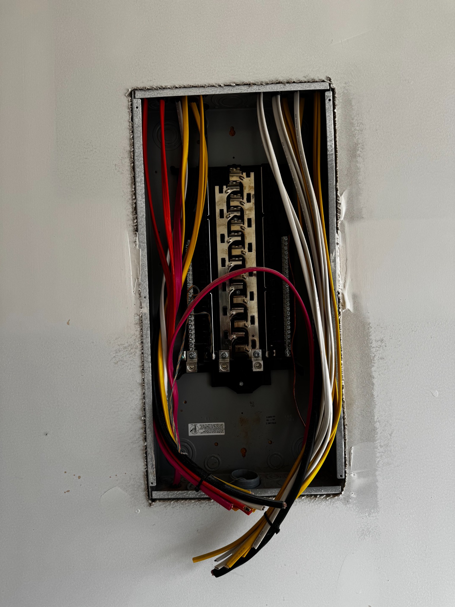 Electrical panel wiring